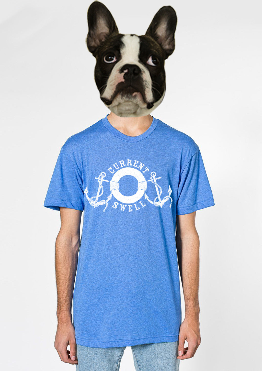 Anchors T-Shirt - Blue